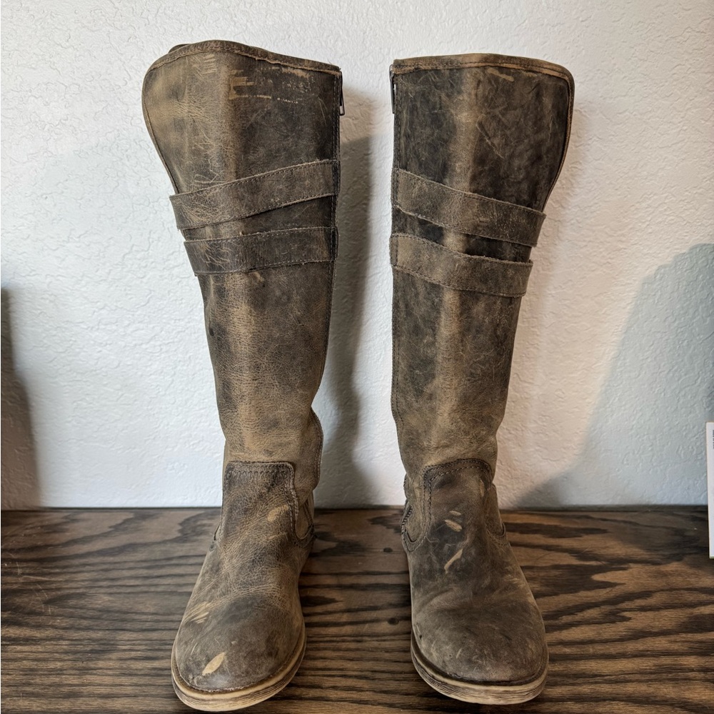 BEDSTU Distressed “Date” Leather Boots